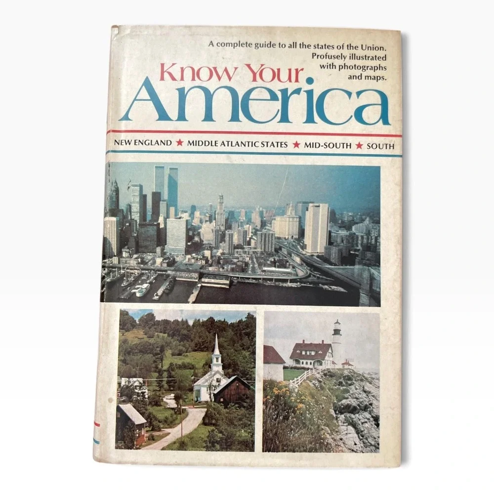 Know Your America 1978 Nelson Doubleday Guide US States Travel History Vintage